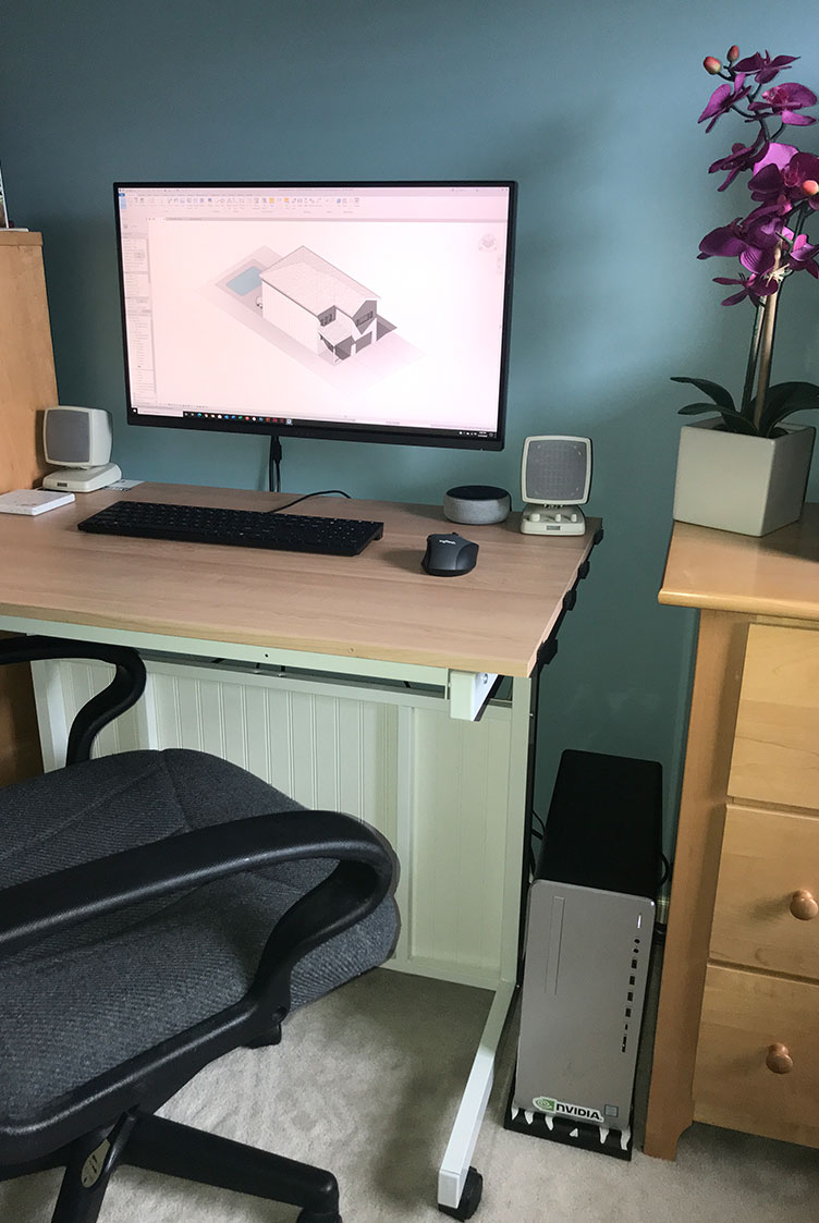 at-home workspace