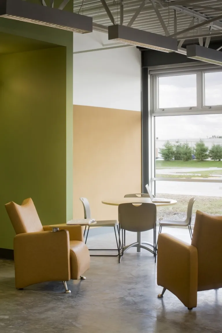 room with chairs